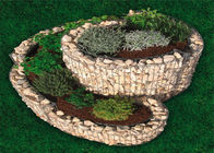 Gabion รอยเชื่อมยกเตียงสวนในแหวนวงก้นหอย / Triple สำหรับผักดอกไม้